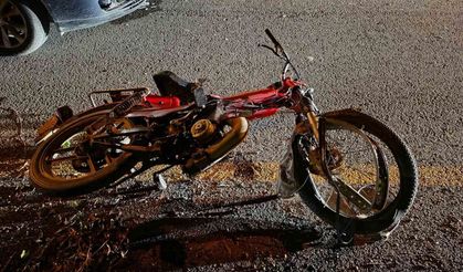 Otomobil ile motosiklet kafa kafaya çarpıştı: 1 ölü
