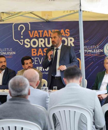 Pursaklar Belediye Başkanı Çetin vatandaşlarla bir araya geldi