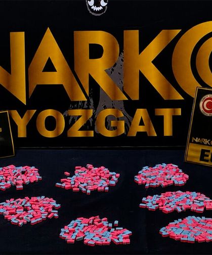 YOZGAT'TA UYUŞTURUCU OPERASYONU: 985 ADET ECSTASY ELE GEÇİRİLDİ