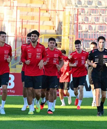Ümit Milli Takımı, Ukrayna maçı hazırlıklarına başladı