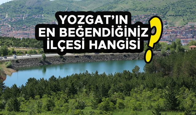 Yozgat'ın en beğendiğiniz ilçesi hangisi?
