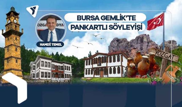 Hamdi Temel | Bursa Gemlik'te pankartlı söyleyişi