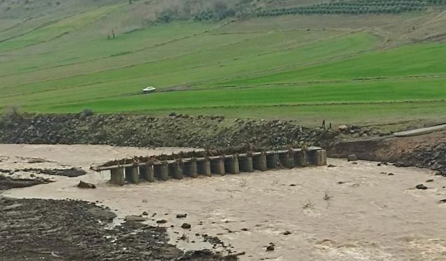 Baraj sularıyla kullanılamaz hale gelen köprünün yıkılmadan önceki görüntüsü ortaya çıktı