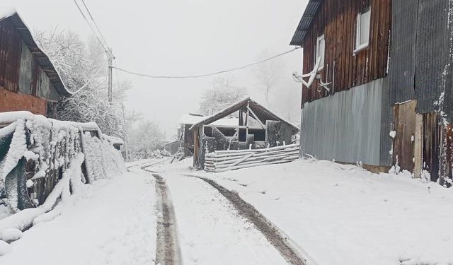 Bolu’nun yüksekleri beyaza büründü