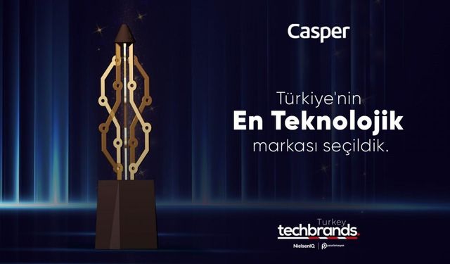 Casper ‘En Teknolojik Bilgisayar Markası’ ödülünü aldı