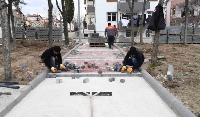 Isparta Belediyesi  Fatih Parkını yeniliyor