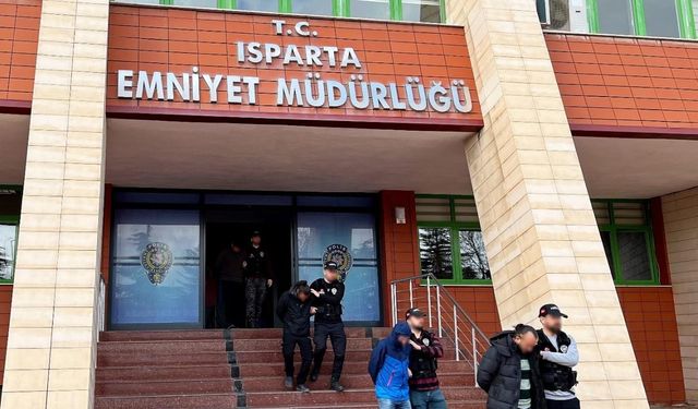 Isparta’da uyuşturucu operasyonu: 4 şahıs tutuklandı