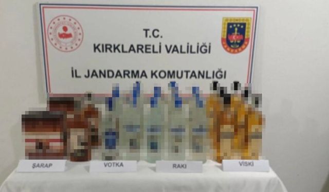 Kırklareli’nde kaçak içki ve uyuşturucu operasyonu: 6 gözaltı