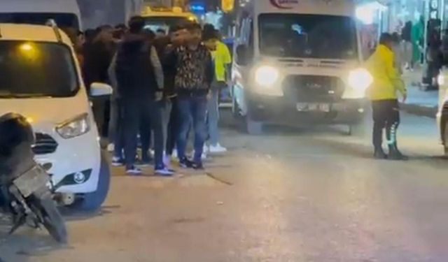 Nusaybin’de motosiklet sürücüsü yayaya çarptı: 1 yaralı