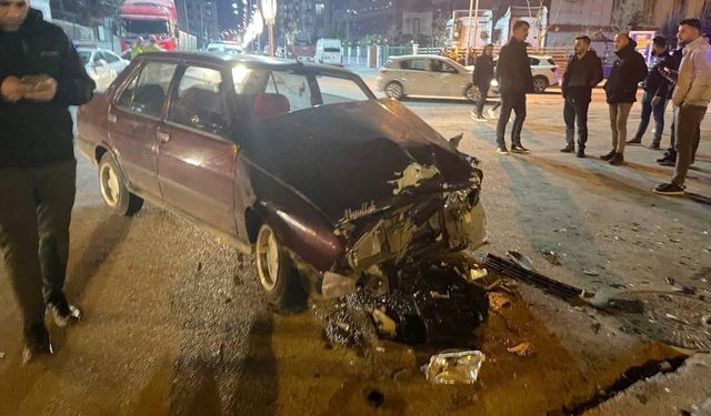 Siirt’te trafik kazası: 1 yaralı