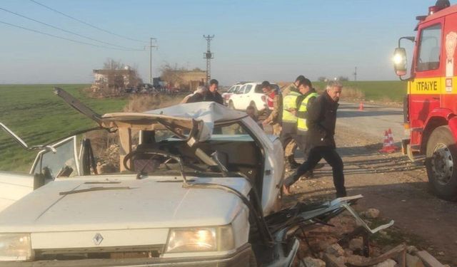 Sürücüsünün kontrolünü kaybeden otomobil takla attı: 1 yaralı