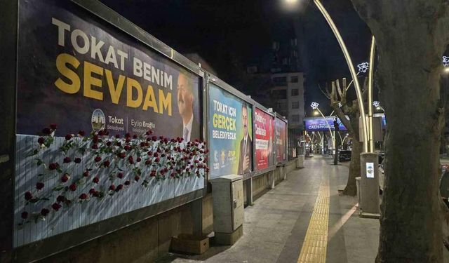 Tokat Belediye Başkanı Eroğlu’ndan hemşehrilerine gül jesti