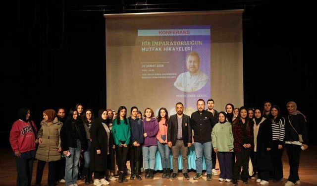 Yunus Emre Akkor, Bitlis Eren Üniversitesinde Osmanlı mutfağını anlattı