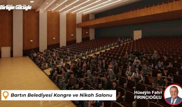 Bartın’a modern bir kongre ve nikah salonu