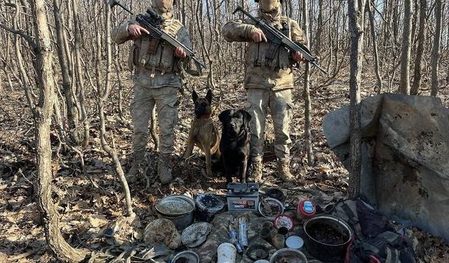 Bingöl’de 2 sığınak bulundu, 1 adet roketatar ele geçirildi