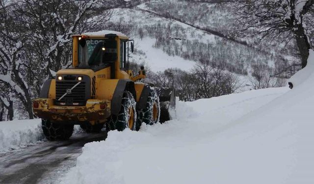 Bingöl’de 200 köy yolu ulaşıma kapandı