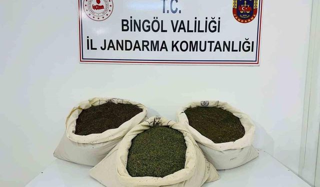 Bingöl’de 34 kilogram uyuşturucu ele geçirildi