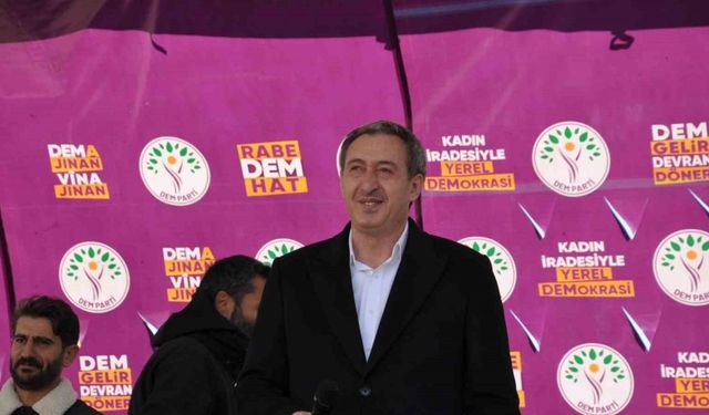 DEM Parti Eş Genel Başkanı Bakırhan, Kars’ta partililere seslendi