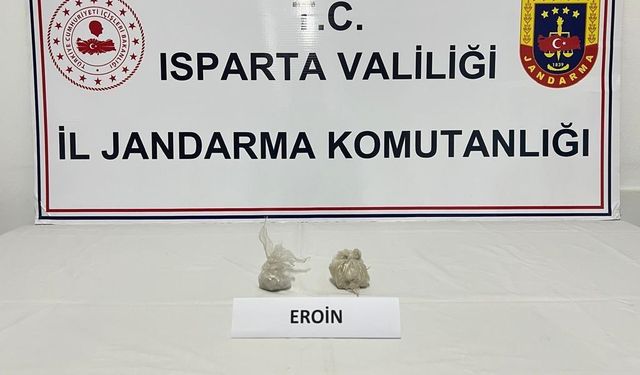 Isparta’da uyuşturucu operasyonunda 2 kişi tutuklandı