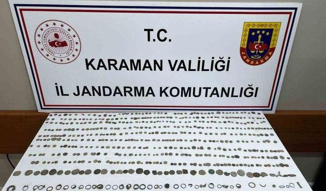 Karaman’da tarihi eser operasyonu