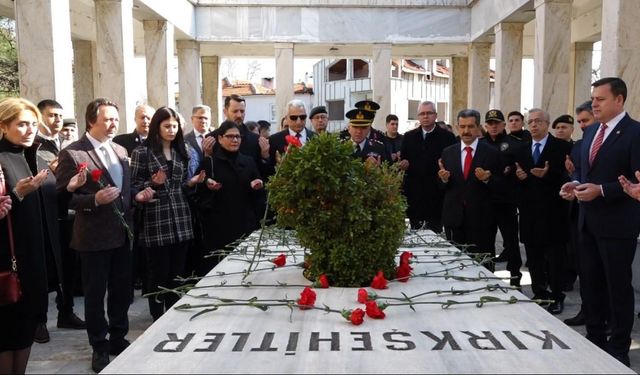 Kırklareli’nde Çanakkale Deniz Zaferi ve Şehitleri Anma Günü töreni