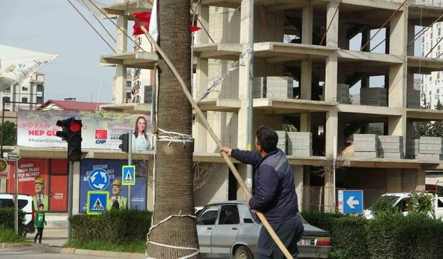 Kozan’da afiş kirliliği sona erdi