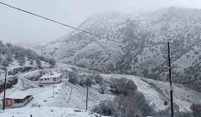 Malatya’da kar yağışı etkili oldu