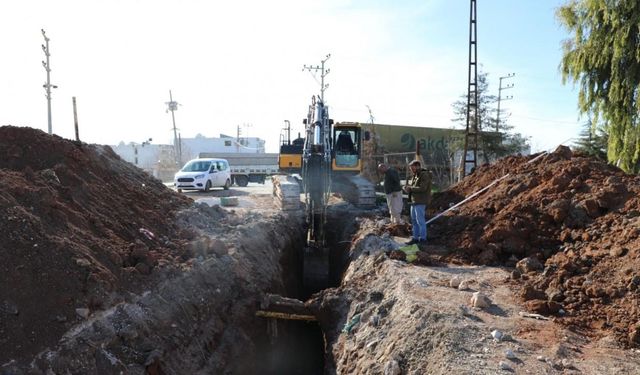 Mardin’de altyapı güçlendirme çalışmaları sürüyor