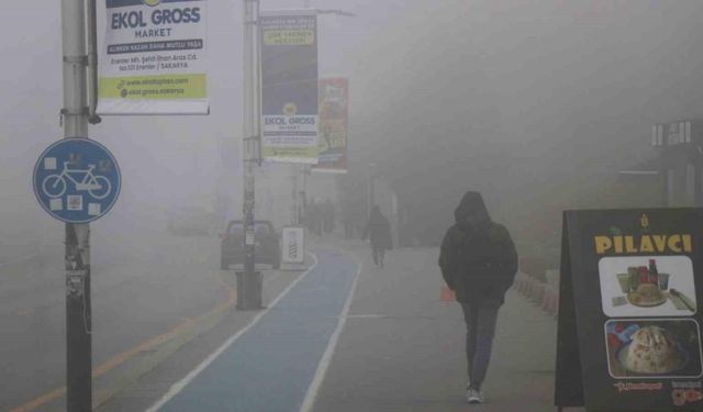 Sakarya’da sis etkili oluyor