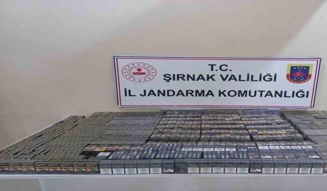 Şırnak’ta 880 bin TL değerinde kaçak malzeme ele geçirildi