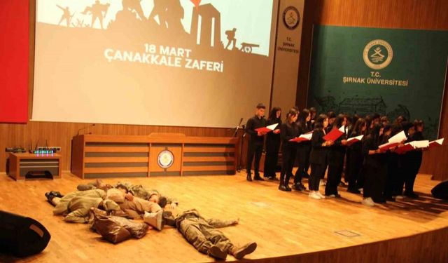 Şırnak’ta Çanakkale Zaferi’nin 109. yılı kutlandı