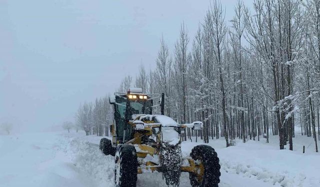 Tunceli’de kapalı bulunan köy yollarını ulaşıma açma çalışmaları sürüyor