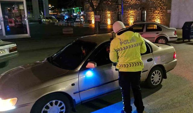 Alaca polisinden huzur ve asayiş uygulaması