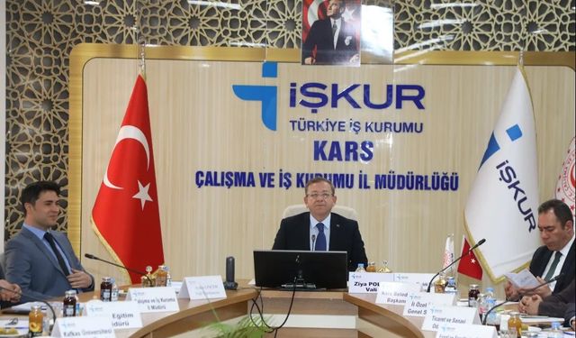 Kars’ta istihdam ve mesleki eğitim toplantısı yapıldı