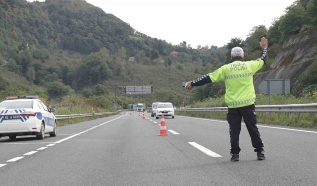 Ordu’da 2 haftada 32 binden fazla araç denetlendi