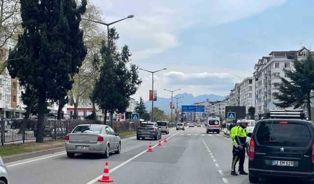 Ordu’da bayram öncesi trafik denetimleri arttırıldı