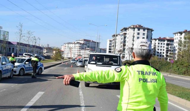 Ordu’da bir haftada 16 binden fazla araç denetlendi