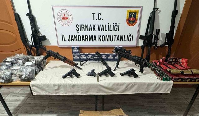 Şırnak’ta jandarmadan silah kaçakçılarına operasyon: 7 gözaltı