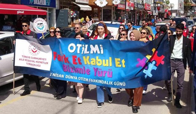 Yozgat’ta otizm farkındalık yürüyüşü düzenlendi