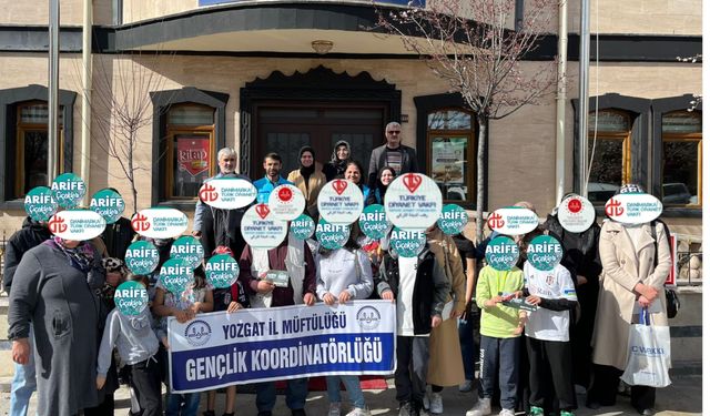 Yozgat'ta arife çiçekleri açtı