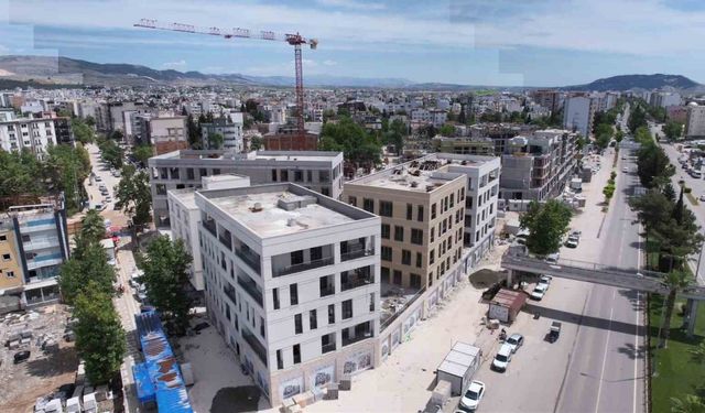 Adıyaman’da rezerv alandaki binalar şehre yeni bir görünüm kazandırıyor