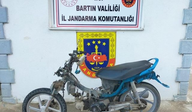 Çaldığı motosikletle yakalandı