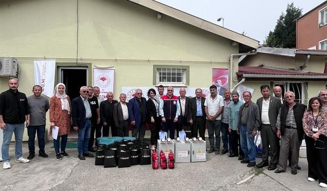 Çaycuma’da İyi Tarım Uygulamaları ekipman dağıtım töreni yapıldı