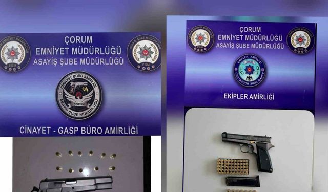 Çorum polisinden asayiş uygulaması