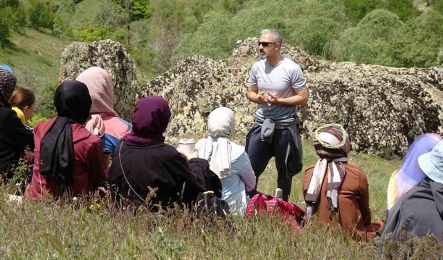 Doğal terapi, hem geziyorlar hem stres atıyorlar