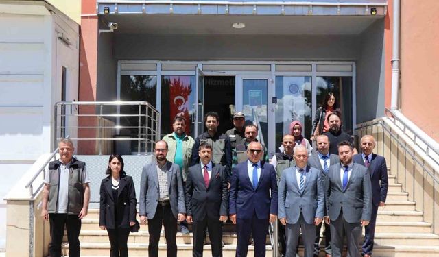 Erzurum’da orman zirvesinde buluştular