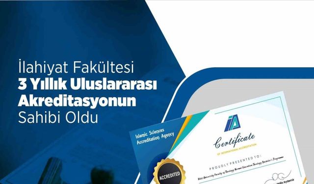 Hitit Üniversitesi İlahiyat Fakültesi’ne uluslararası akreditasyon