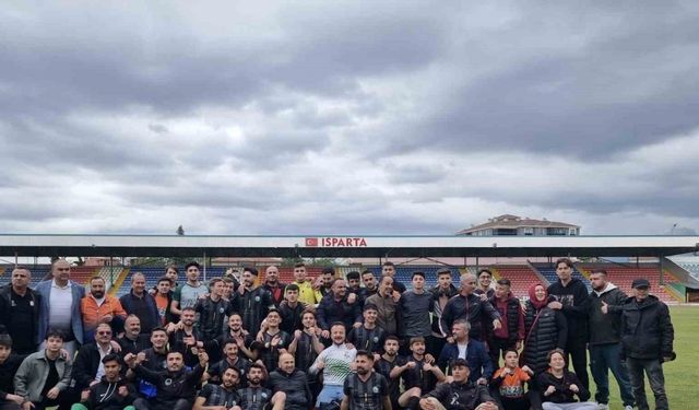 Isparta 1. Amatör Futbol Ligi’nde şampiyon Sütçülerspor oldu