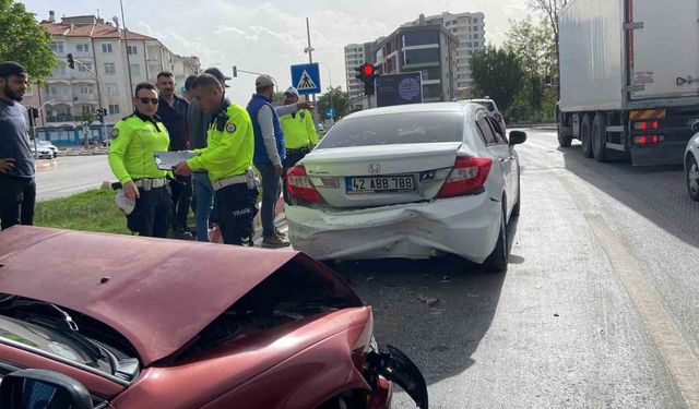 Karaman’da trafik kazası: 3 yaralı