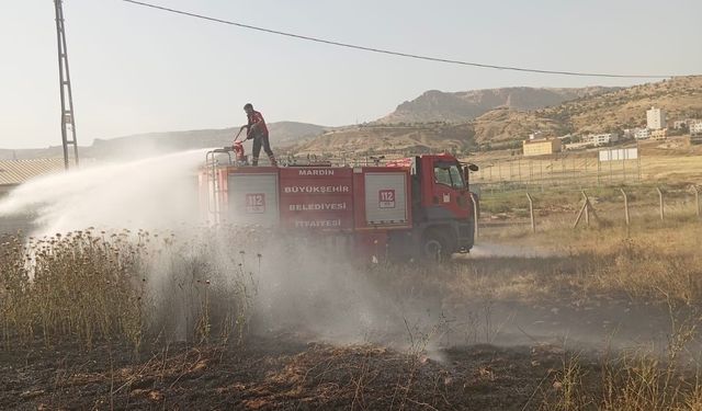 Mardin’de ormanlık alanda çıkan yangın söndürüldü